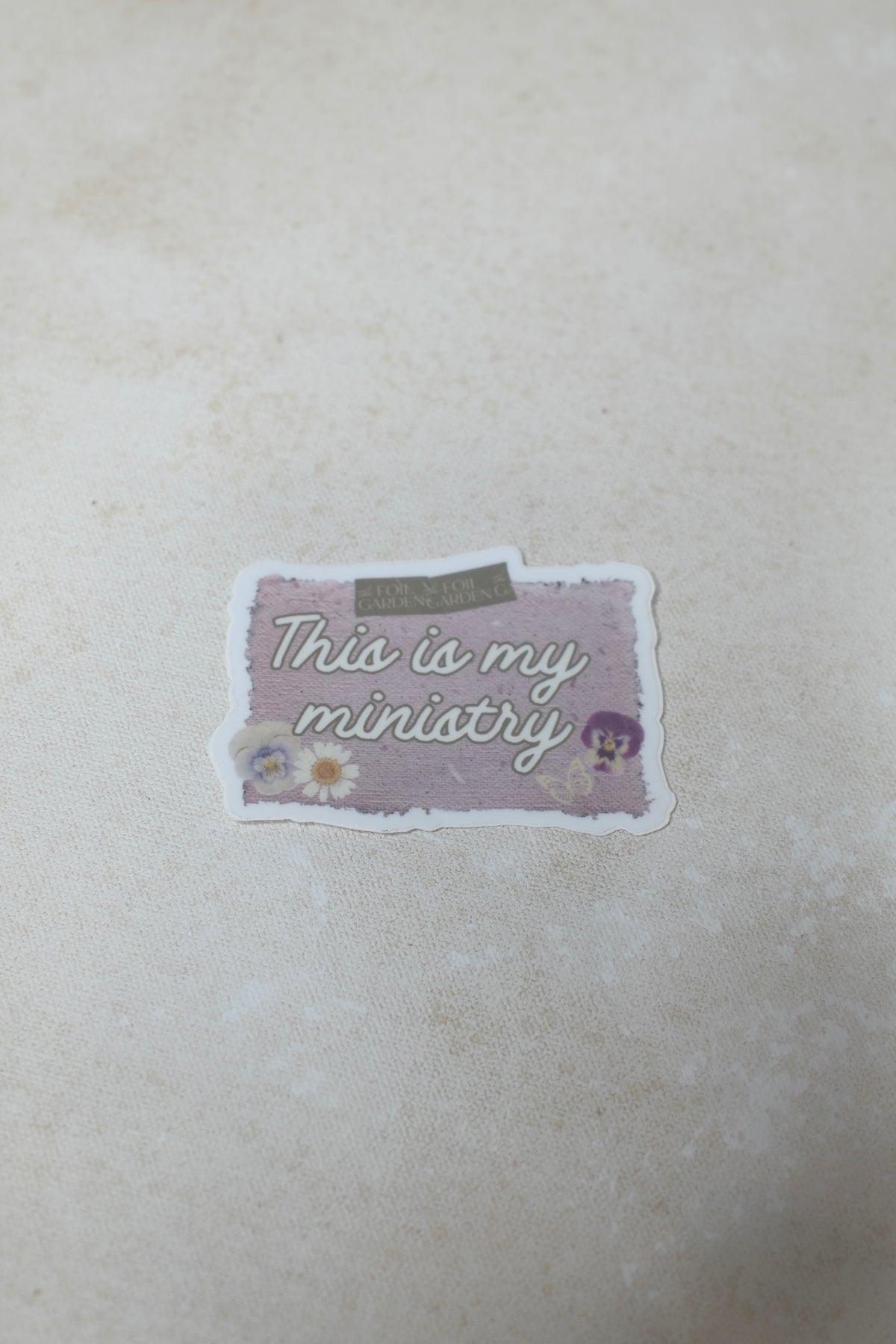 This is my ministry sticker