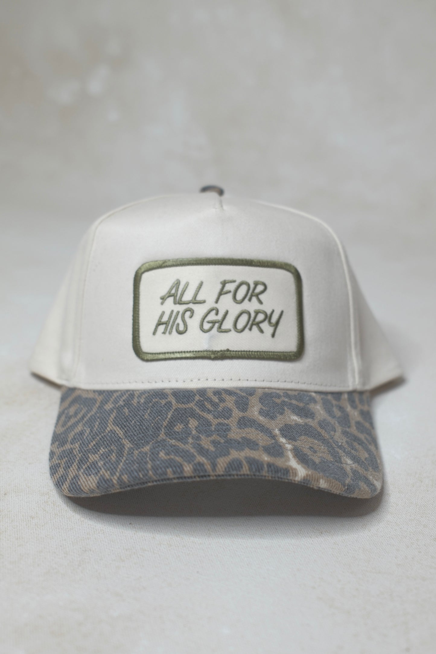 All for His glory hat—Leopard