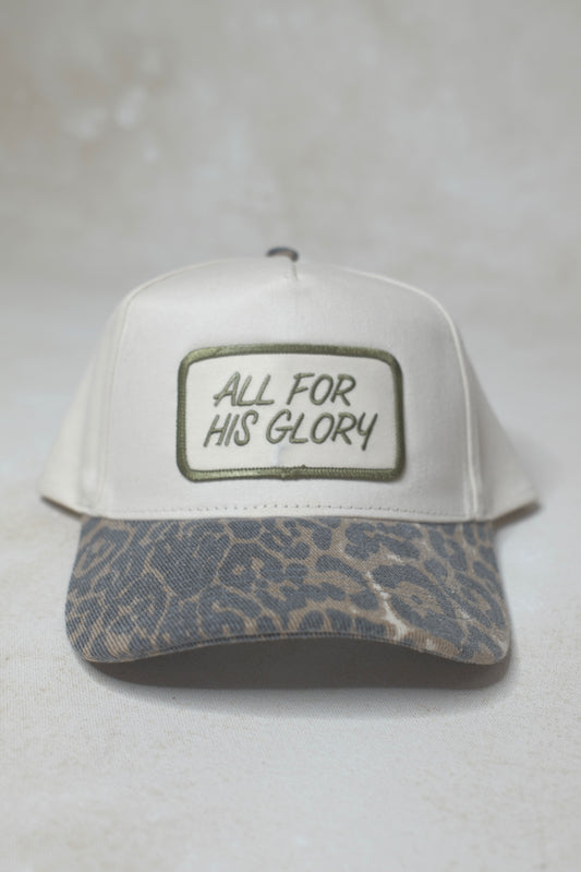 All for His glory hat—Leopard