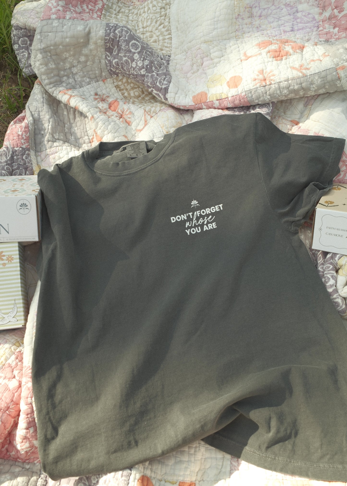 Take A Walk In The Garden Tee - Pepper