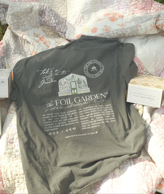 Take A Walk In The Garden Tee - Pepper